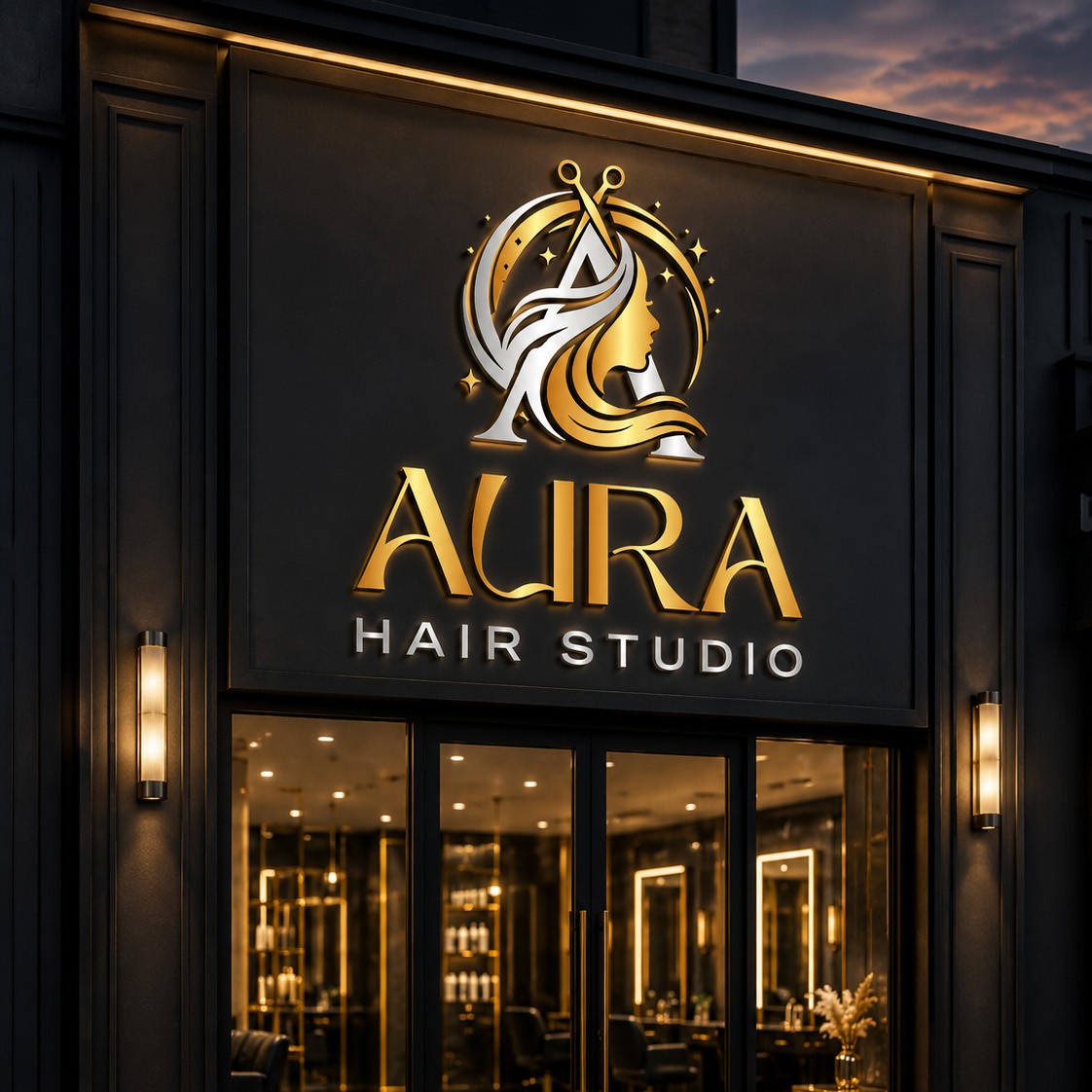 Aura Hair Studio saç çalışması